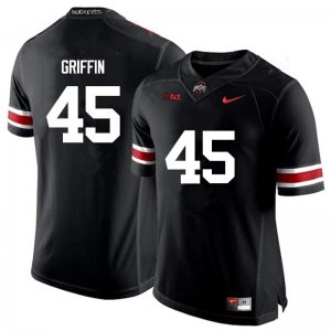 Men's Ohio State Buckeyes #45 Archie Griffin Black Nike NCAA College Football Jersey In Stock TUE0044CE